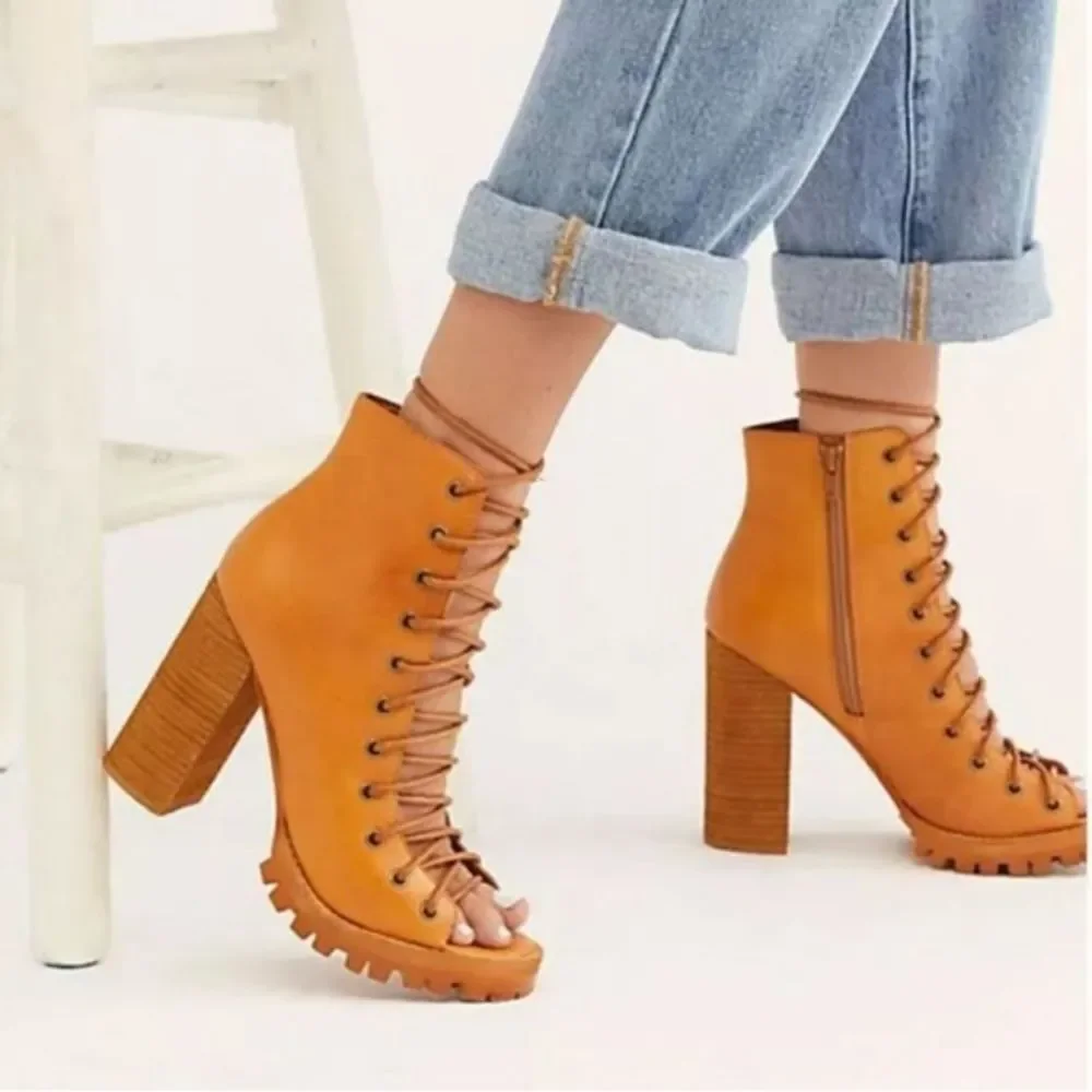 Free People Jeffrey Campbell Palermo Boots 7 M - Picture 2 of 7